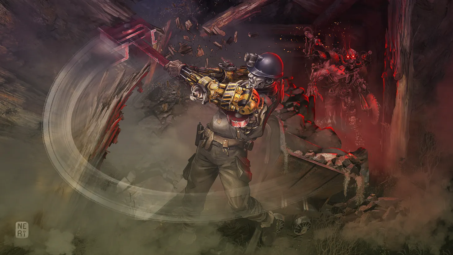 Mine Escaping the Oilers