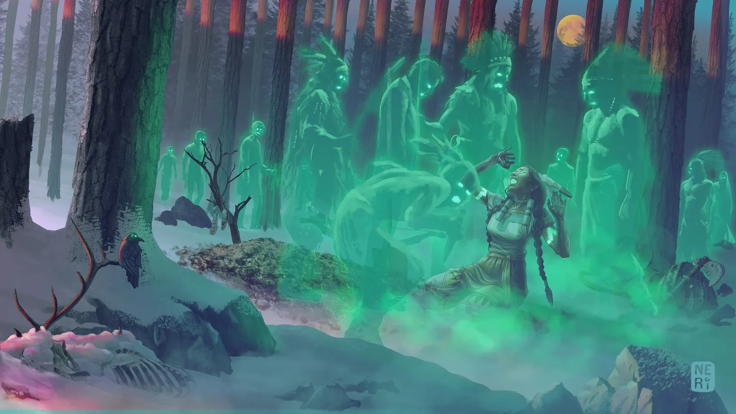 Temequii Digging a Grave