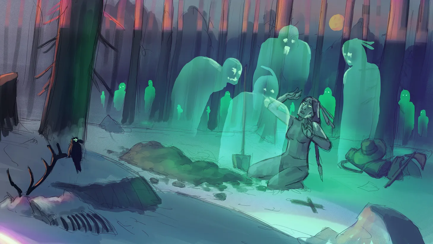 temequii-digging-a-grave-davidneri-ilustration (3)